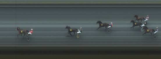 Målfoto for løp 1 på bane BT den 15.01.2025