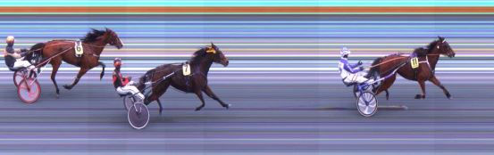 Målfoto for løp 1 på bane DR den 16.03.2019