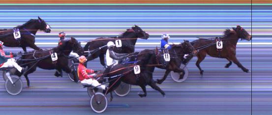 Målfoto for løp 5 på bane DR den 16.03.2019