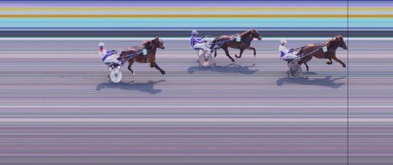 Målfoto for løp 4 på bane DR den 04.04.2019