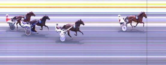 Målfoto for løp 2 på bane DR den 02.05.2019