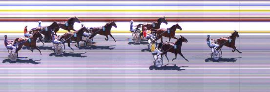 Målfoto for løp 4 på bane DR den 27.06.2019