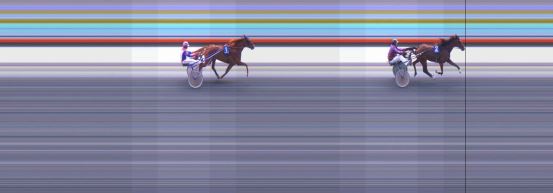 Målfoto for løp 2 på bane DR den 12.09.2019