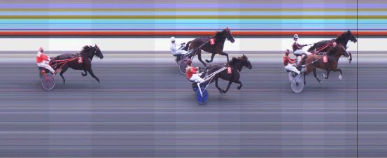 Målfoto for løp 3 på bane DR den 12.09.2019