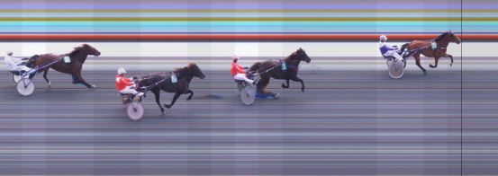 Målfoto for løp 4 på bane DR den 12.09.2019