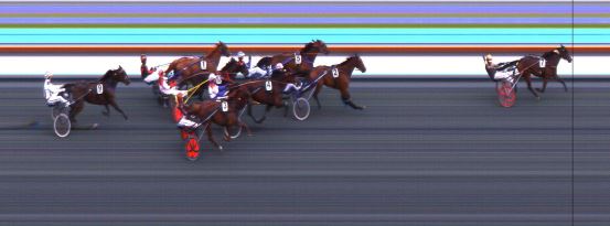 Målfoto for løp 5 på bane DR den 26.09.2019