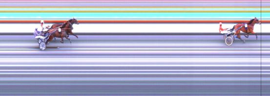 Målfoto for løp 2 på bane DR den 03.10.2019