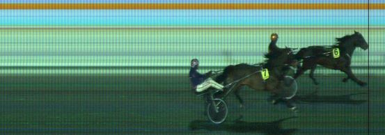 Målfoto for løp 1 på bane DR den 18.11.2019