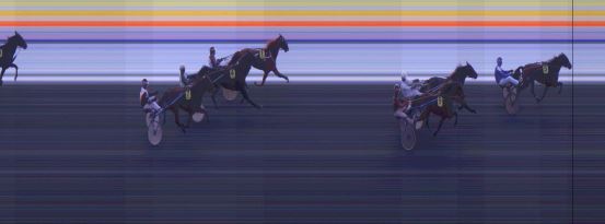 Målfoto for løp 1 på bane DR den 05.12.2019