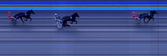 Målfoto for løp 2 på bane DR den 11.12.2019