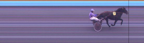 Målfoto for løp 1 på bane DR den 21.12.2019