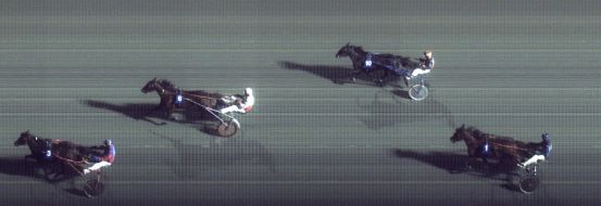 Målfoto for løp 2 på bane FO den 18.02.2014