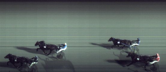 Målfoto for løp 6 på bane FO den 18.03.2014