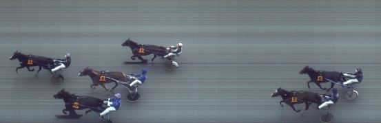 Målfoto for løp 1 på bane FO den 12.04.2014