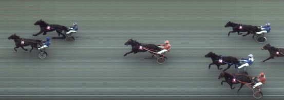 Målfoto for løp 8 på bane FO den 12.04.2014