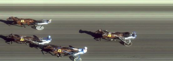 Målfoto for løp 1 på bane FO den 27.06.2014