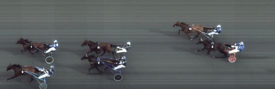 Målfoto for løp 6 på bane FO den 19.08.2014