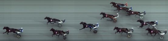 Målfoto for løp 8 på bane FO den 20.09.2014