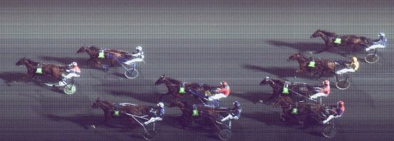 Målfoto for løp 9 på bane FO den 14.10.2014