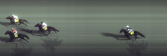 Målfoto for løp 2 på bane FO den 30.12.2014