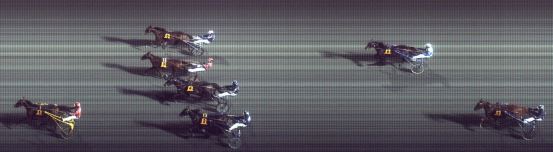 Målfoto for løp 1 på bane FO den 10.02.2015