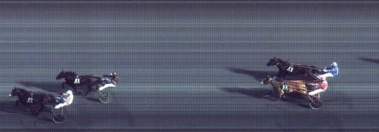 Målfoto for løp 7 på bane FO den 14.04.2015