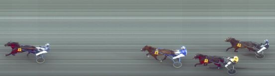 Målfoto for løp 1 på bane FO den 25.08.2015