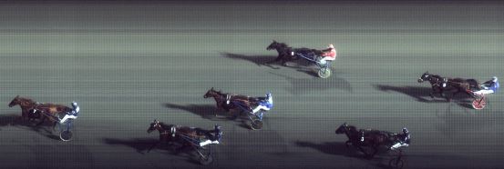 Målfoto for løp 6 på bane FO den 12.01.2016