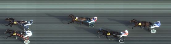 Målfoto for løp 1 på bane FO den 19.04.2016