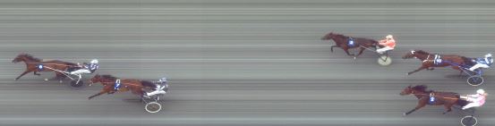 Målfoto for løp 2 på bane FO den 02.08.2016