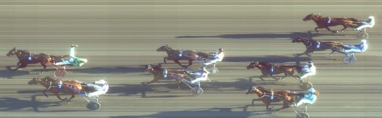 Målfoto for løp 2 på bane FO den 11.02.2017