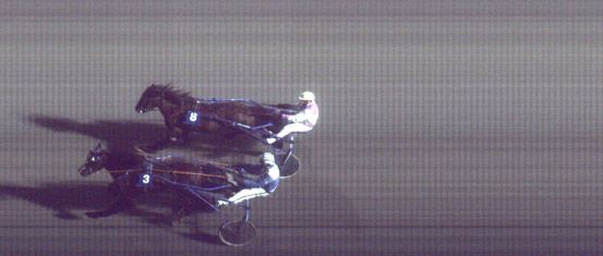 Målfoto for løp 2 på bane FO den 07.03.2017