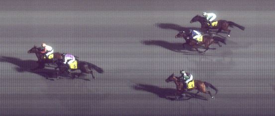 Målfoto for løp 4 på bane FO den 07.03.2017