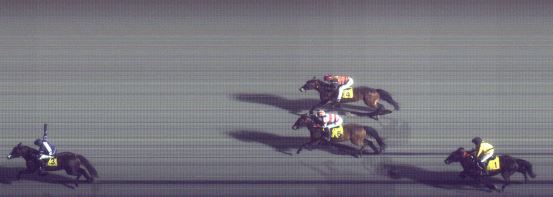 Målfoto for løp 8 på bane FO den 21.03.2017