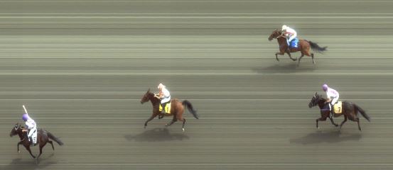 Målfoto for løp 1 på bane FO den 17.06.2017