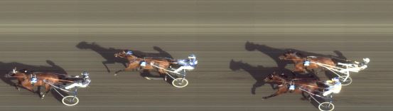 Målfoto for løp 2 på bane FO den 18.07.2017