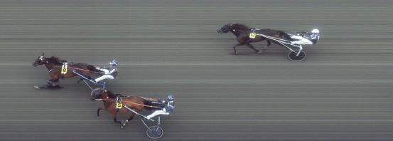 Målfoto for løp 1 på bane FO den 15.08.2017