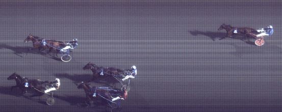 Målfoto for løp 2 på bane FO den 03.10.2017