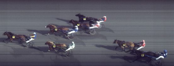 Målfoto for løp 1 på bane FO den 10.10.2017