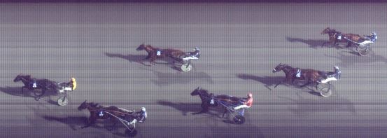 Målfoto for løp 2 på bane FO den 10.10.2017