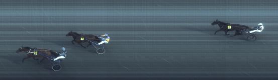 Målfoto for løp 1 på bane FO den 12.12.2017