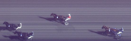 Målfoto for løp 2 på bane FO den 16.01.2018