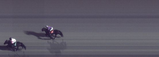 Målfoto for løp 8 på bane FO den 16.01.2018