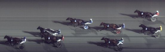 Målfoto for løp 2 på bane FO den 30.01.2018