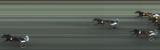 Målfoto for løp 3 på bane FO den 10.02.2018