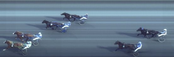 Målfoto for løp 6 på bane FO den 10.02.2018