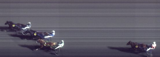 Målfoto for løp 1 på bane FO den 13.03.2018