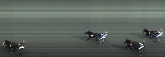 Målfoto for løp 1 på bane FO den 03.04.2018