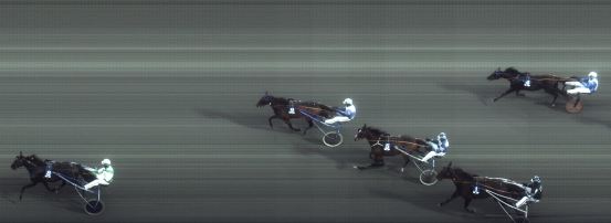 Målfoto for løp 2 på bane FO den 03.04.2018