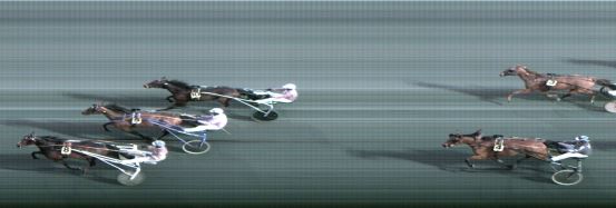 Målfoto for løp 7 på bane FO den 14.04.2018